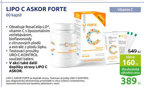 Doplněk stravy Lipo-C Forte Askor