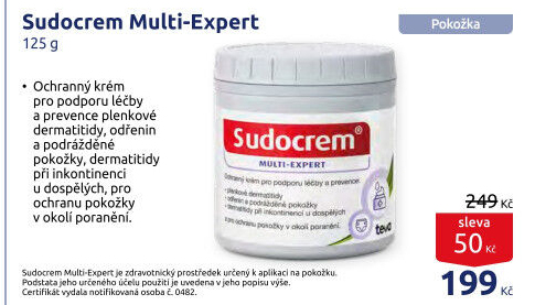 Krém na ekzém a akné Multi Expert Sudocrem
