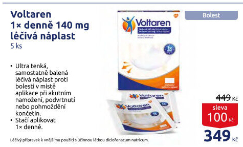 Náplasti léčivé Voltaren
