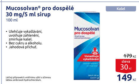 Sirup proti kašli Mucosolvan