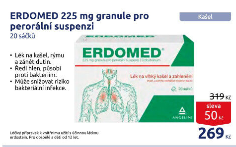 Suspenze na vlhký kašel Erdomed