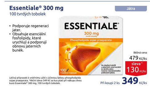 Tablety na onemocnění jater Essentiale