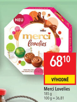 Bonboniéra Lovelies Merci