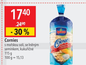 Chlebíčky Cornies Racio
