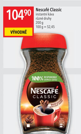 Instantní káva Nescafé Classic
