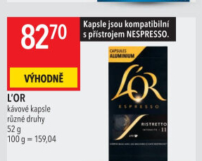 Kapsle pro Nespresso L'