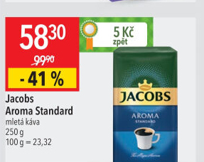 Mletá káva Jacobs Aroma Standard