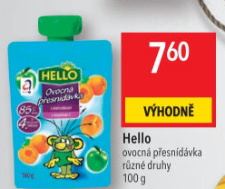 Ovocná kapsička Hello