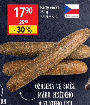 Pečivo Párty večka