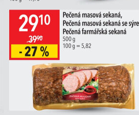 Sekaná pečená masová Ravy