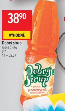 Sirup Dobrá voda