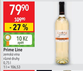 Víno Rulandské šedé Prime Line Vinařství Ludwig