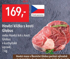 Hovězí kližka s kostí Globus