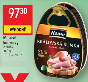 Maso Hamé Vynikající kvalita - konzerva