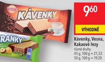 Oplatky Kávenky Sedita