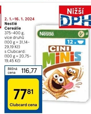 Cereálie Nestlé
