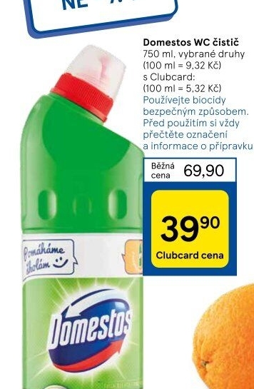 Čistič WC gelový Domestos