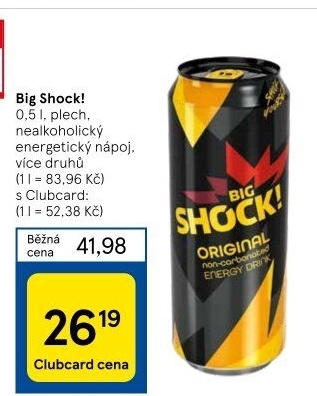 Energetický nápoj Big Shock