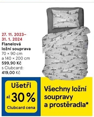 Flanelové povlečení
