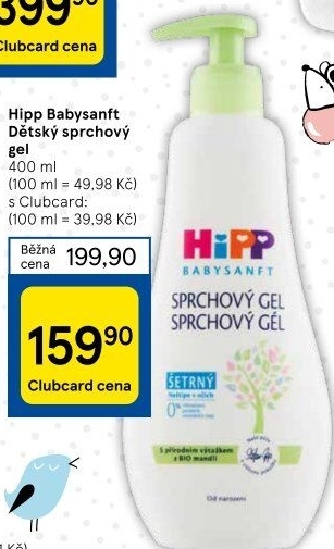 Gel mycí dětský Baby Sanft Hipp