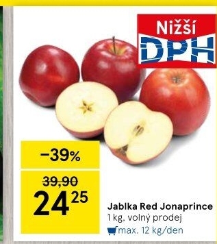 Jablka Red Jonaprince