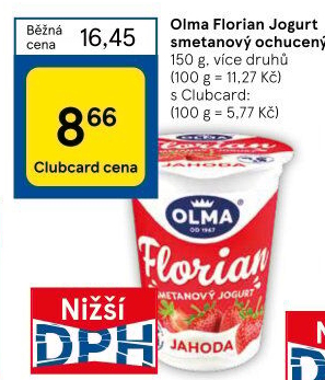 Jogurt smetanový Florian Olma