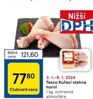Kuřecí stehna Tesco