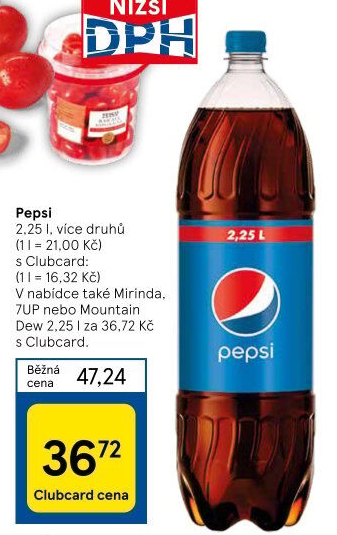 Limonáda Pepsi