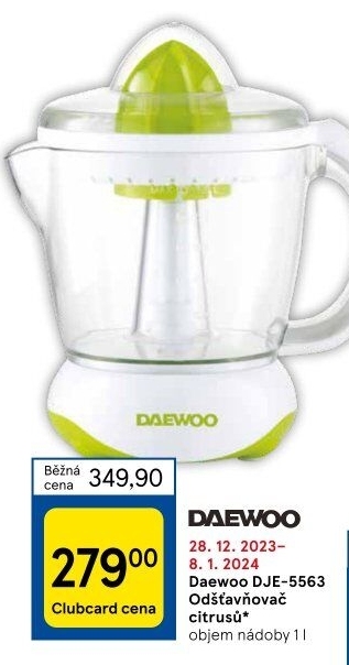 Odšťavňovač DJE 5563 Daewoo