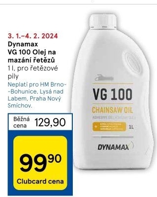 Olej na řetěz Dynamax