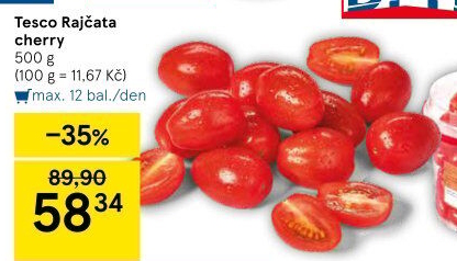 Rajčata cherry Tesco