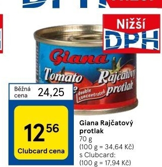 Rajčatový protlak Giana