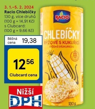 Rýžové chlebíčky Racio