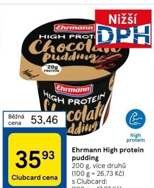 Dezert pudink High protein Ehrmann