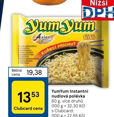 Instantní polévka YumYum