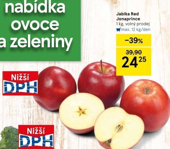 Jablka Red Jonaprince