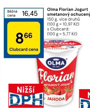 Jogurt smetanový Florian Olma