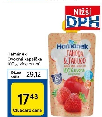 Kapsička ovocná Hamánek