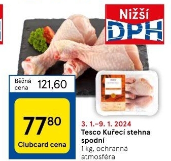 Kuřecí stehna Tesco