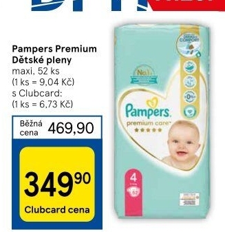 Pleny dětské Pampers Premium Care