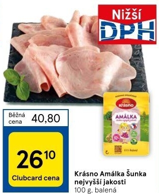 Šunka Amálka nejvyšší jakosti Krásno