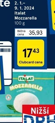 Sýr Mozzarella Italat
