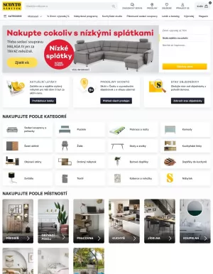 akční leták Sconto nábytek 2.1.2024-8.1.2024