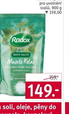 Sůl do koupele Radox