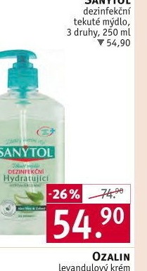 Tekuté dezinfekční mýdlo Sanytol