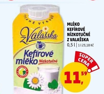 Kefírové mléko neochucené Mlékárna Valašské Meziříčí