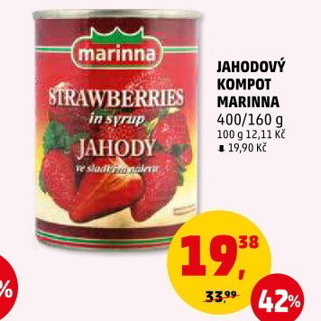 Kompot jahody Marinna
