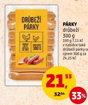 Párky drůbeží