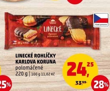 Rohlíčky linecké Karlova Koruna