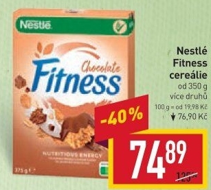 Cereálie Fitness Nestlé